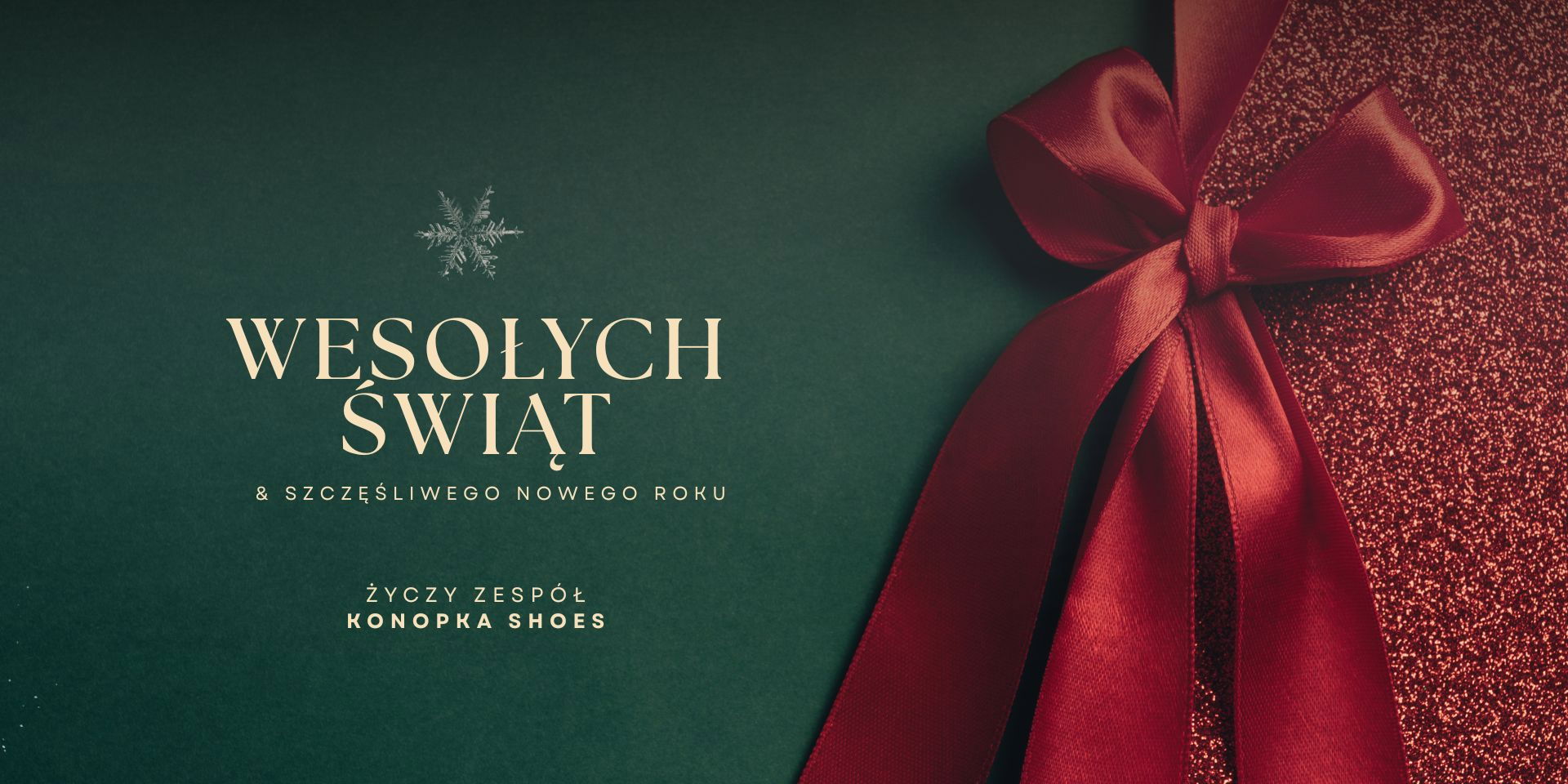 WESOŁYCH ŚWIĄT ŻYCZY KONOPKA SHOES